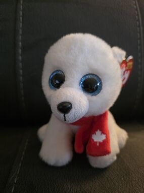 Ty Beanie Boos NANOOK NANUQ the Polar Bear (Canada Exclusive) 6" NEW Stuffed Toy